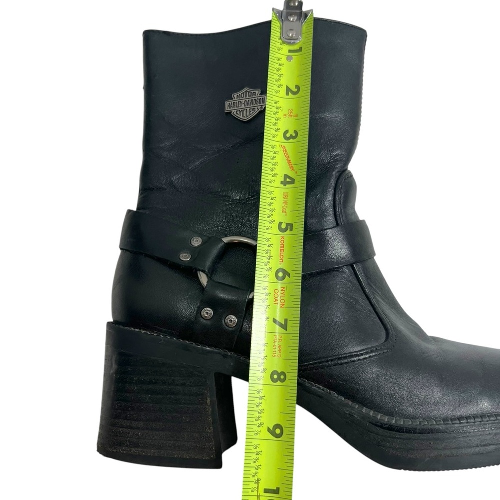 Harley-Davidson Black Heeled Boots - Picture 11 of 16